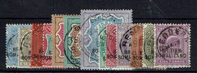 Image of Somaliland Protectorate SG 18/30 FU British Commonwealth Stamp